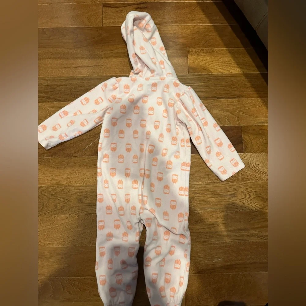 Bundle of 2 Adorable Fleece Onesies for Toddler Girls - 18M